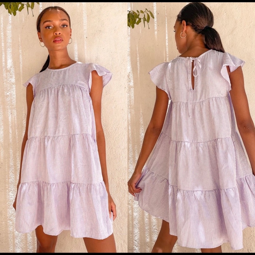 Lulu’s | Picnic Perfect Gingham Tiered Dress